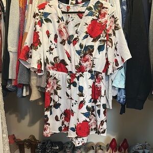 Floral Wrap Dress